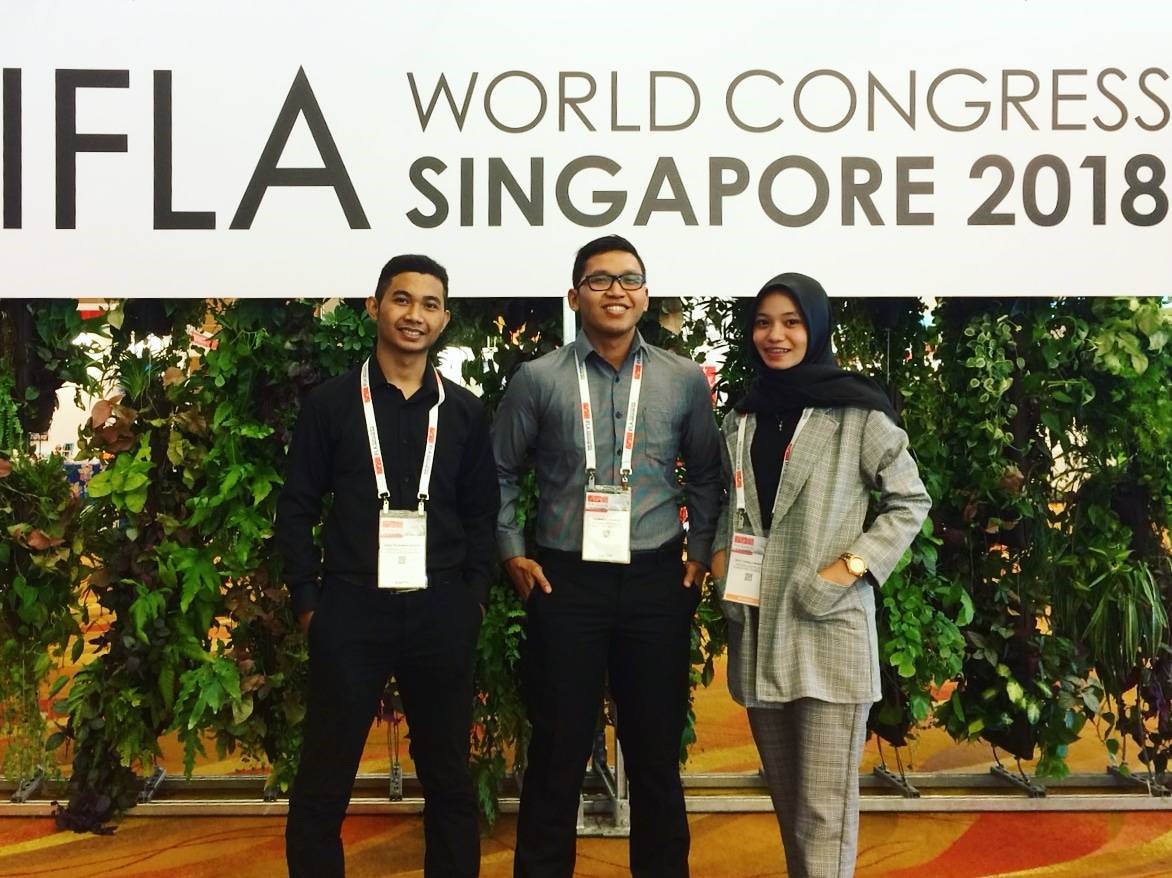 Delegasi Prodi Arsitektur Lanskap Menghadiri IFLA World Congress 2018 Singapura